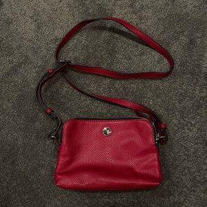 Nine West red crossbody purse